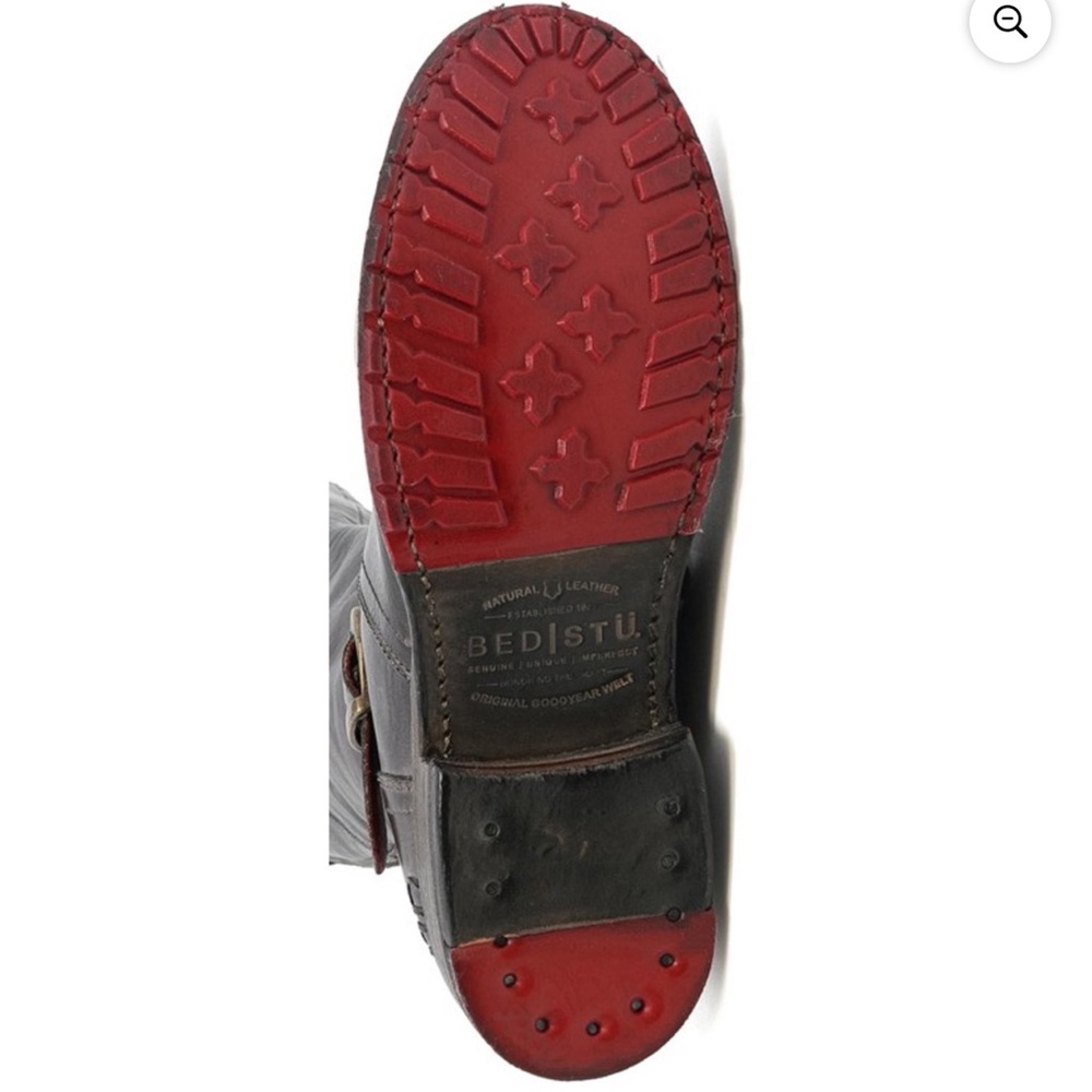 Bed Stu Women's Glaye Rustic Riding Boot Round Toe - Picture 3 of 8